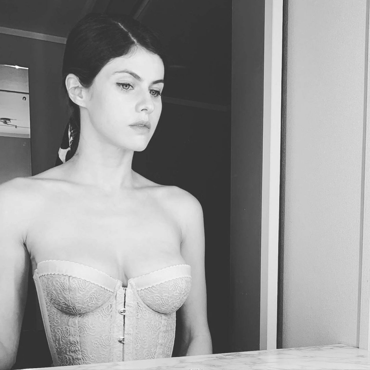 Alexandra Daddario Breast Photoshoot