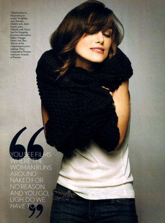 Keira Knightley Leg Photoshoot