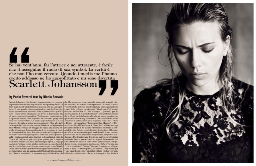Scarlett Johansson  Photoshoot