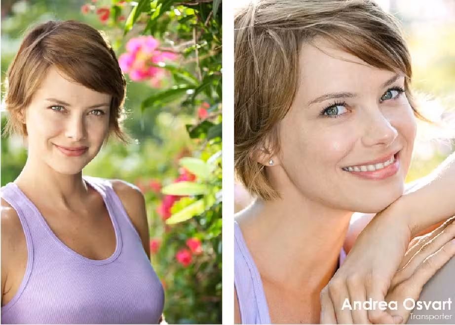Andrea Osvárt  Photoshoot