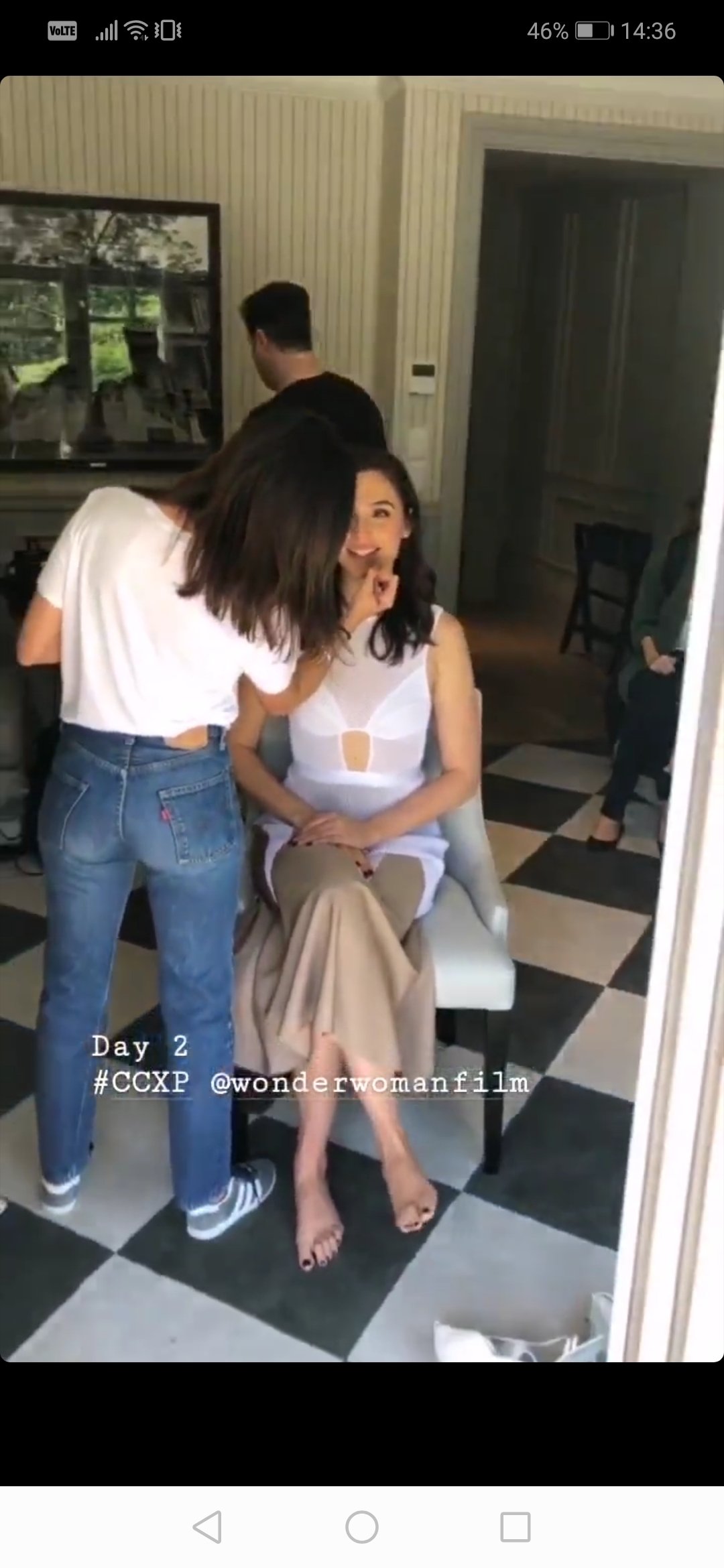 Gal Gadot Leg Photoshoot