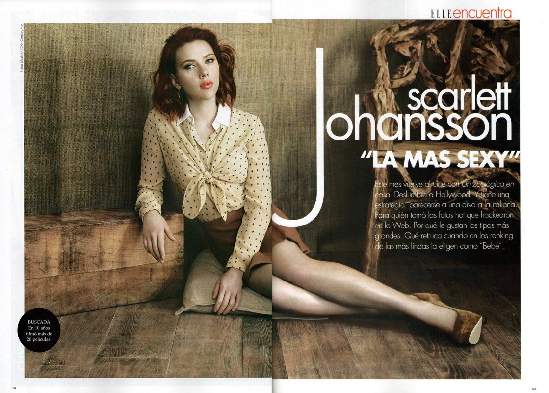 Scarlett Johansson Leg Photoshoot