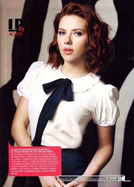 Scarlett Johansson Leg Photoshoot