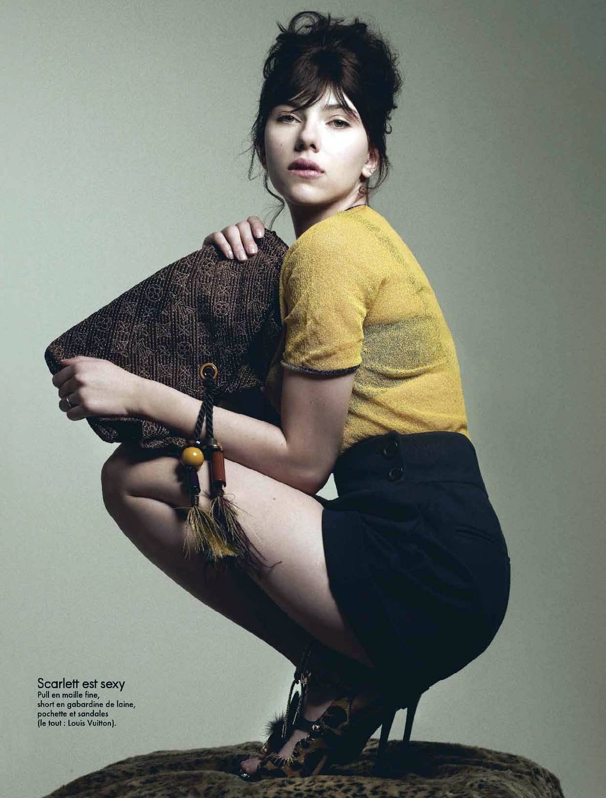 Scarlett Johansson Leg Photoshoot