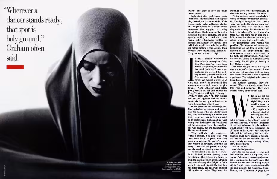 Martha Graham  Photoshoot
