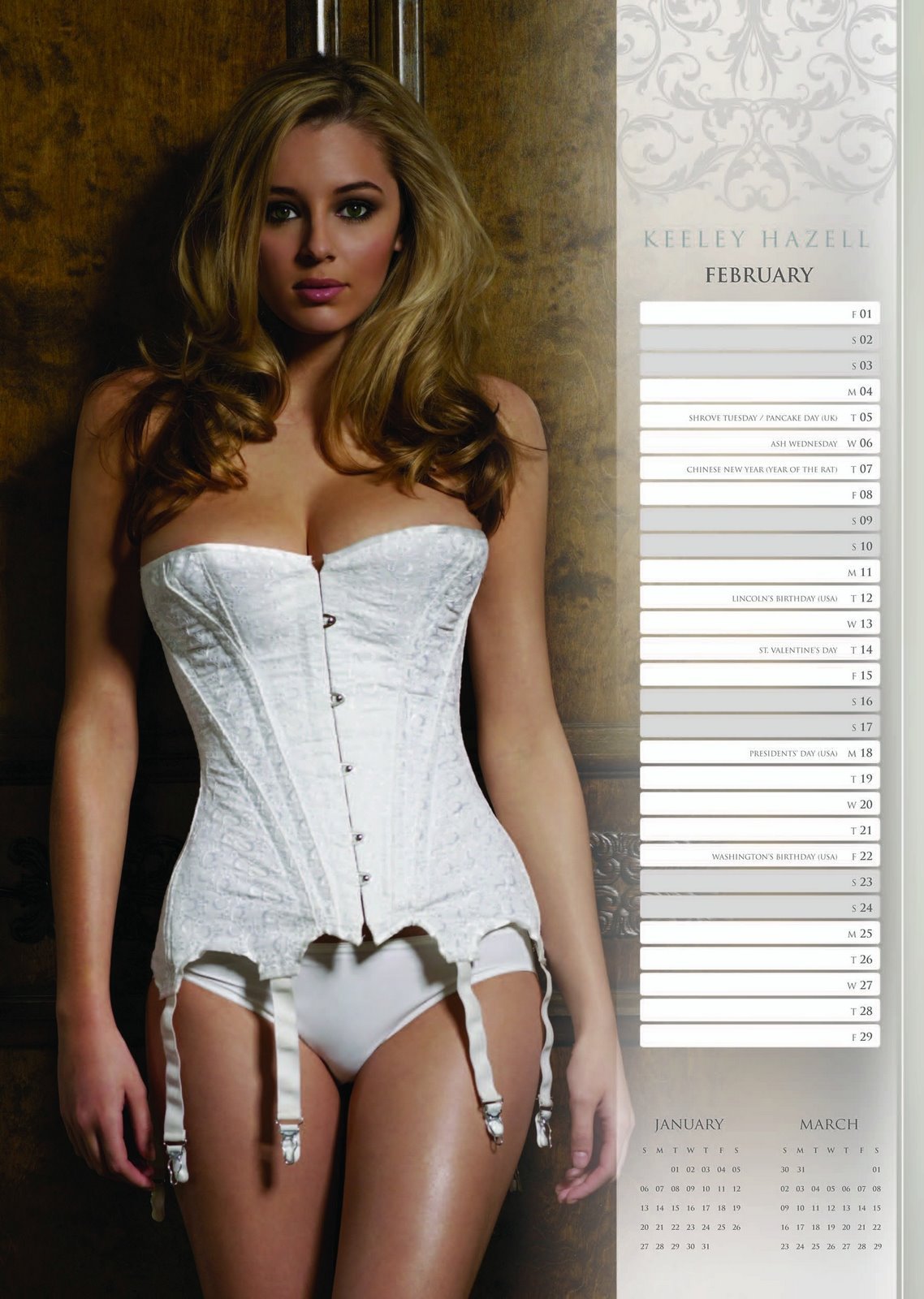 Keeley Hazell Leg Photoshoot