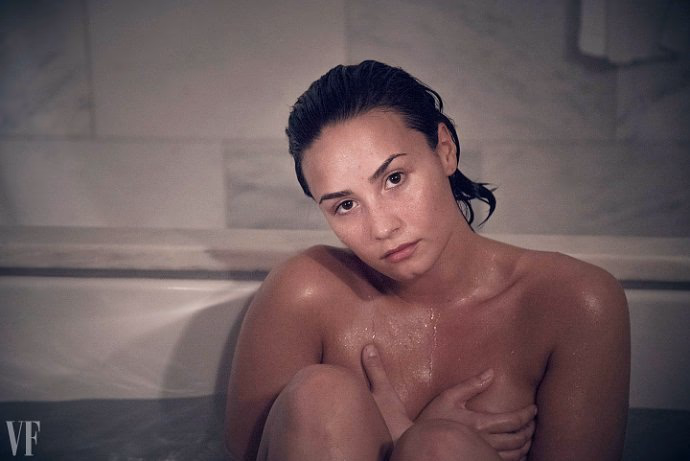 Demi Lovato Breast Photoshoot