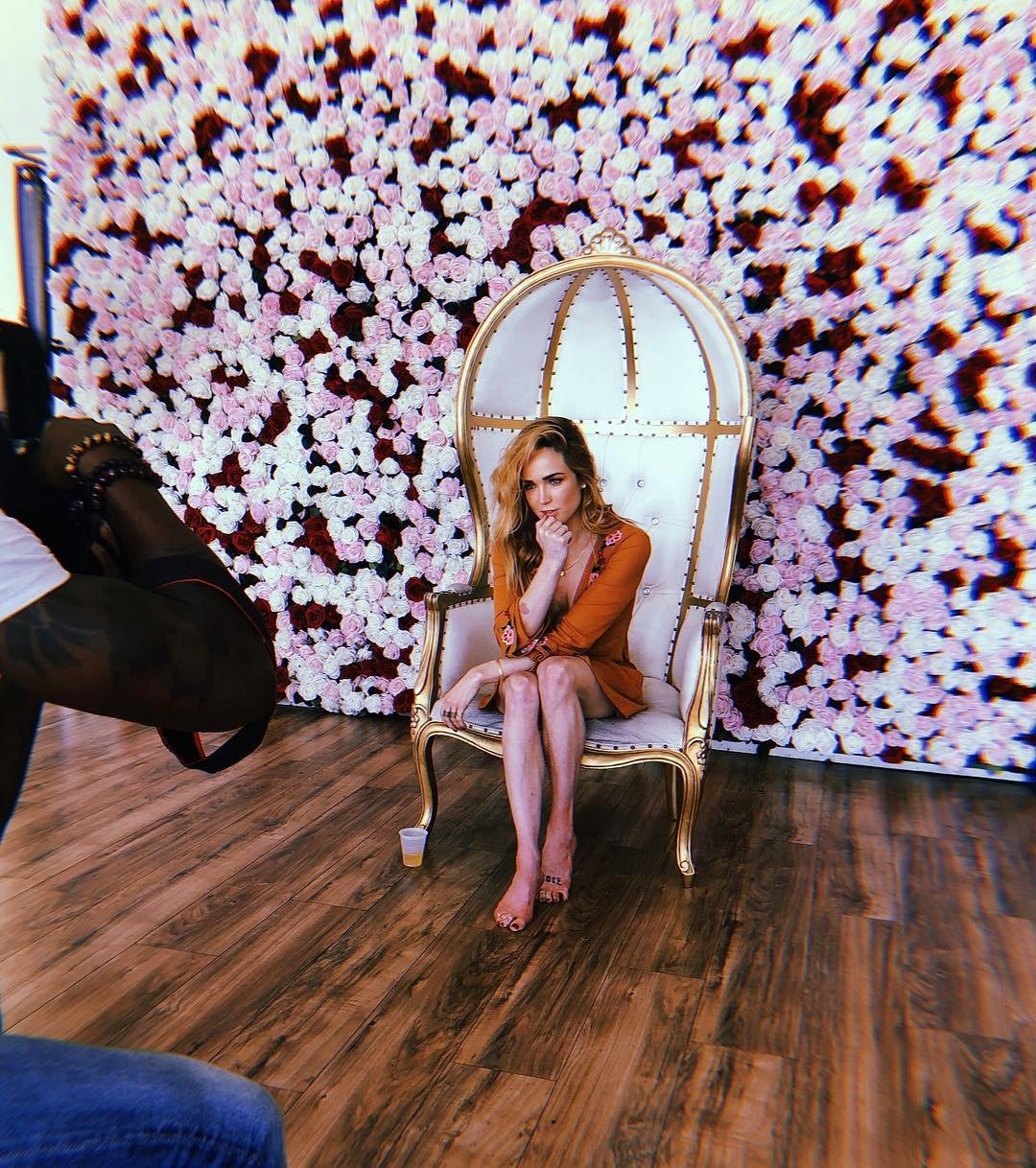 Caity Lotz Leg Photoshoot