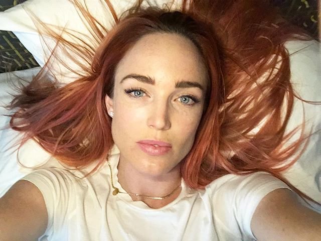 Caity Lotz Breast Photoshoot