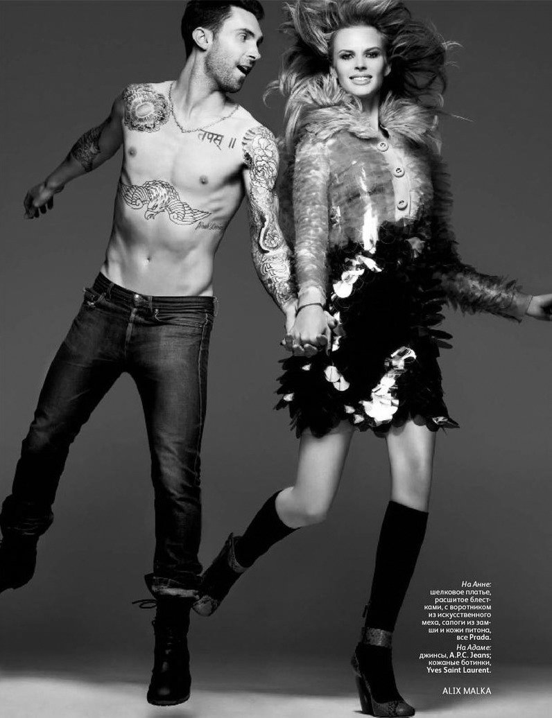 Anne Vyalitsyna Leg Photoshoot
