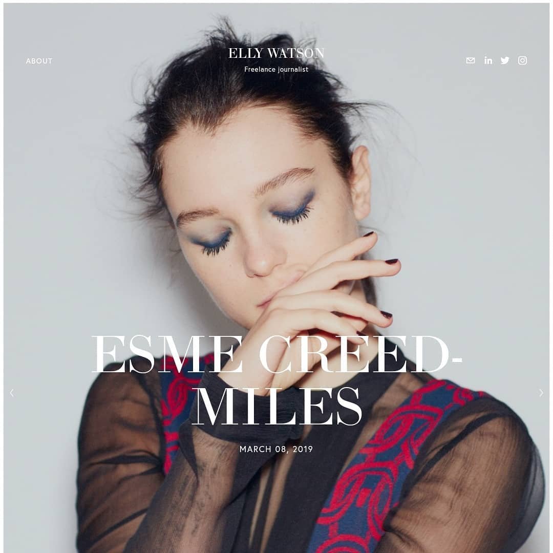 Esme CreedMiles Leg Photoshoot