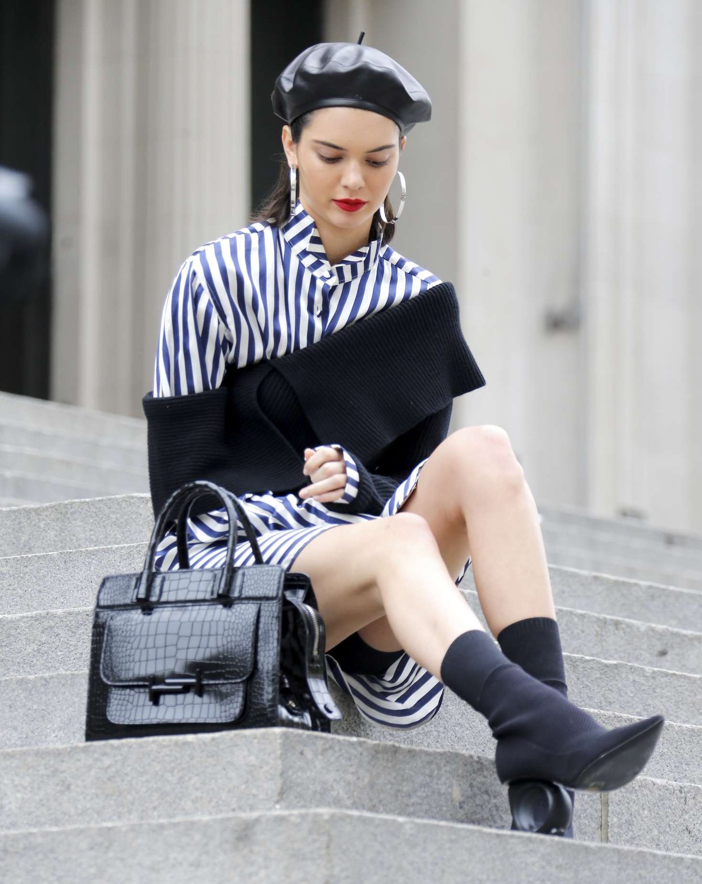 Kendall Jenner Leg Photoshoot