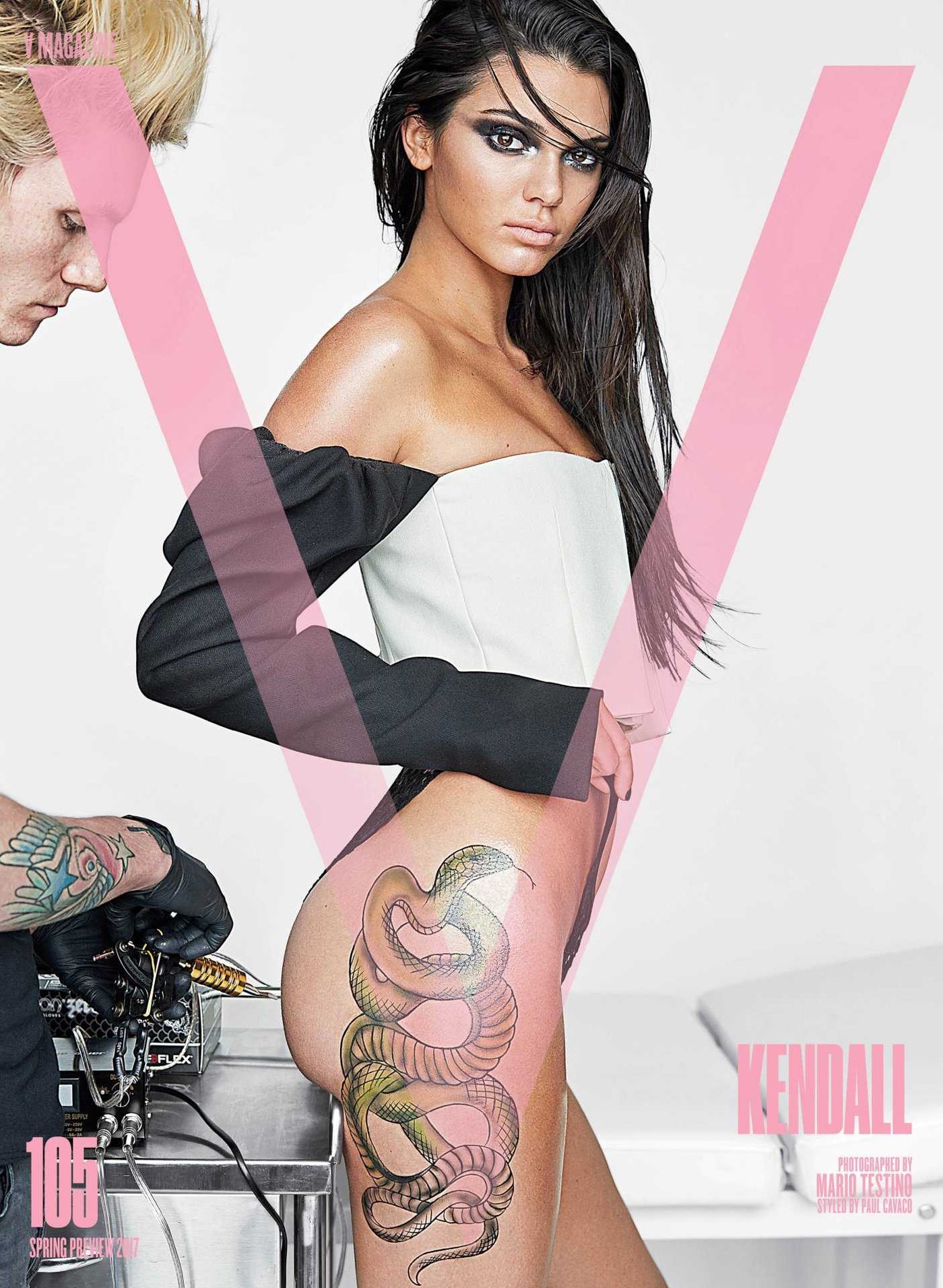 Kendall Jenner Leg Photoshoot