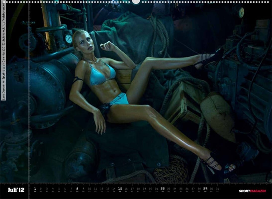 Lena Gercke Leg Photoshoot