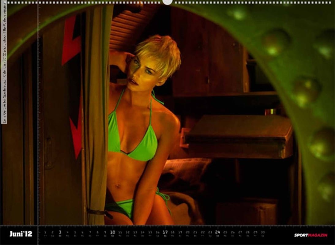 Lena Gercke Leg Photoshoot