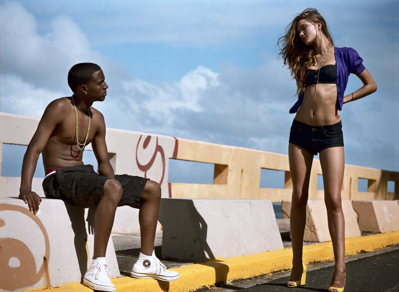 Rosie HuntingtonWhiteley Leg Photoshoot