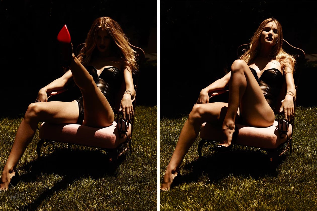 Rosie HuntingtonWhiteley Leg Photoshoot