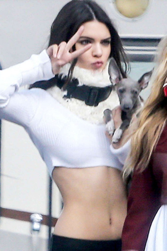 Kendall Jenner Leg Photoshoot