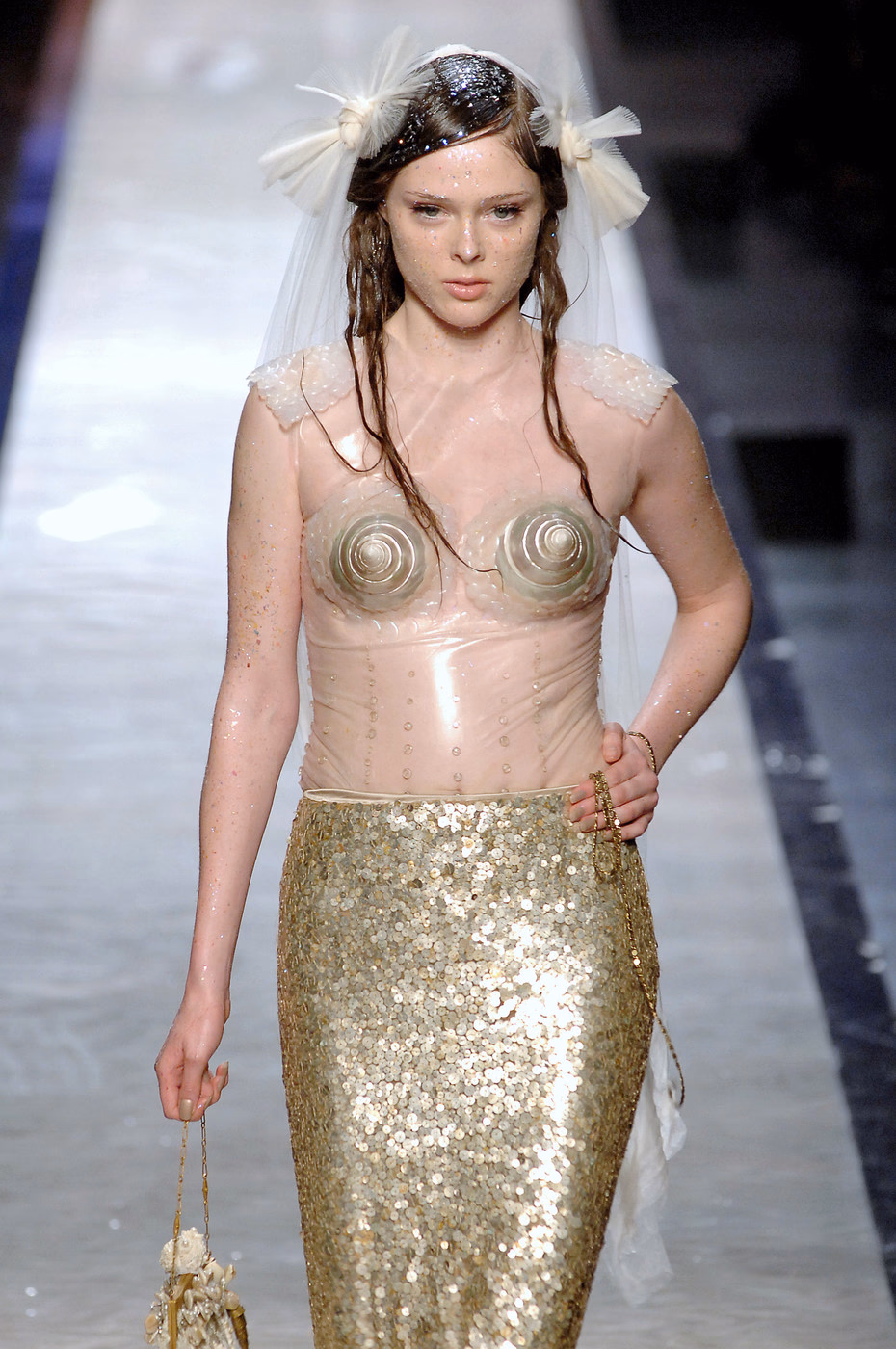 Coco Rocha Leg Photoshoot