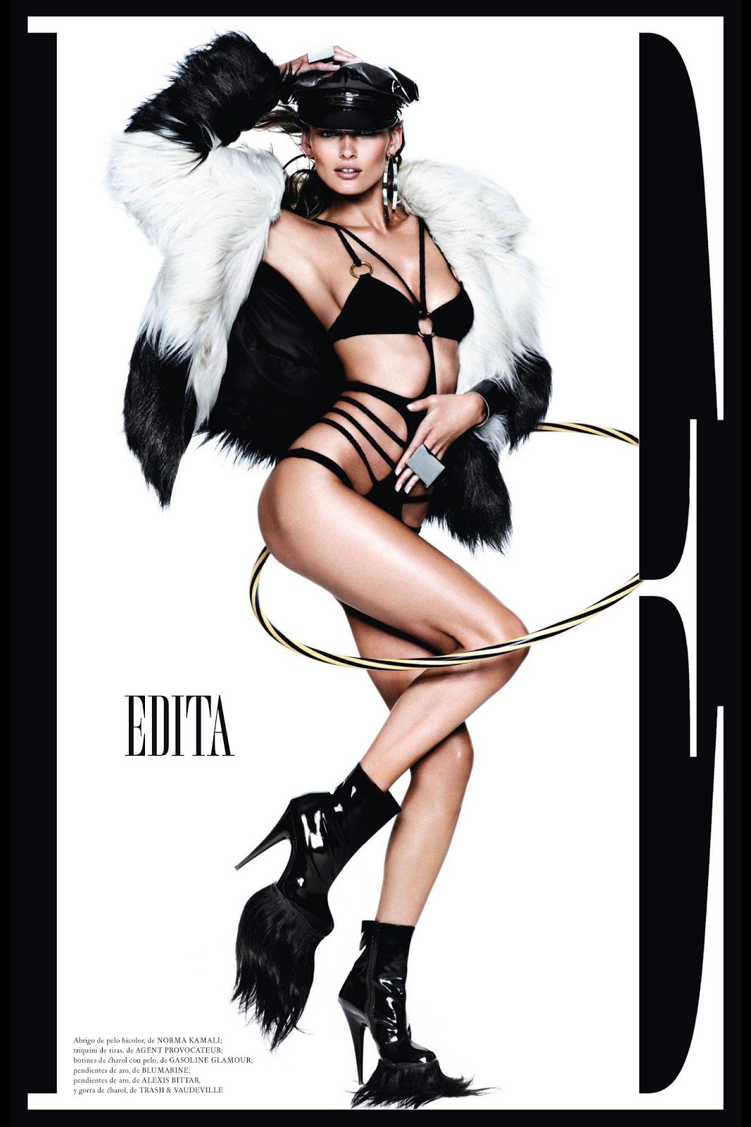 Edita Vilkeviciute Leg Photoshoot