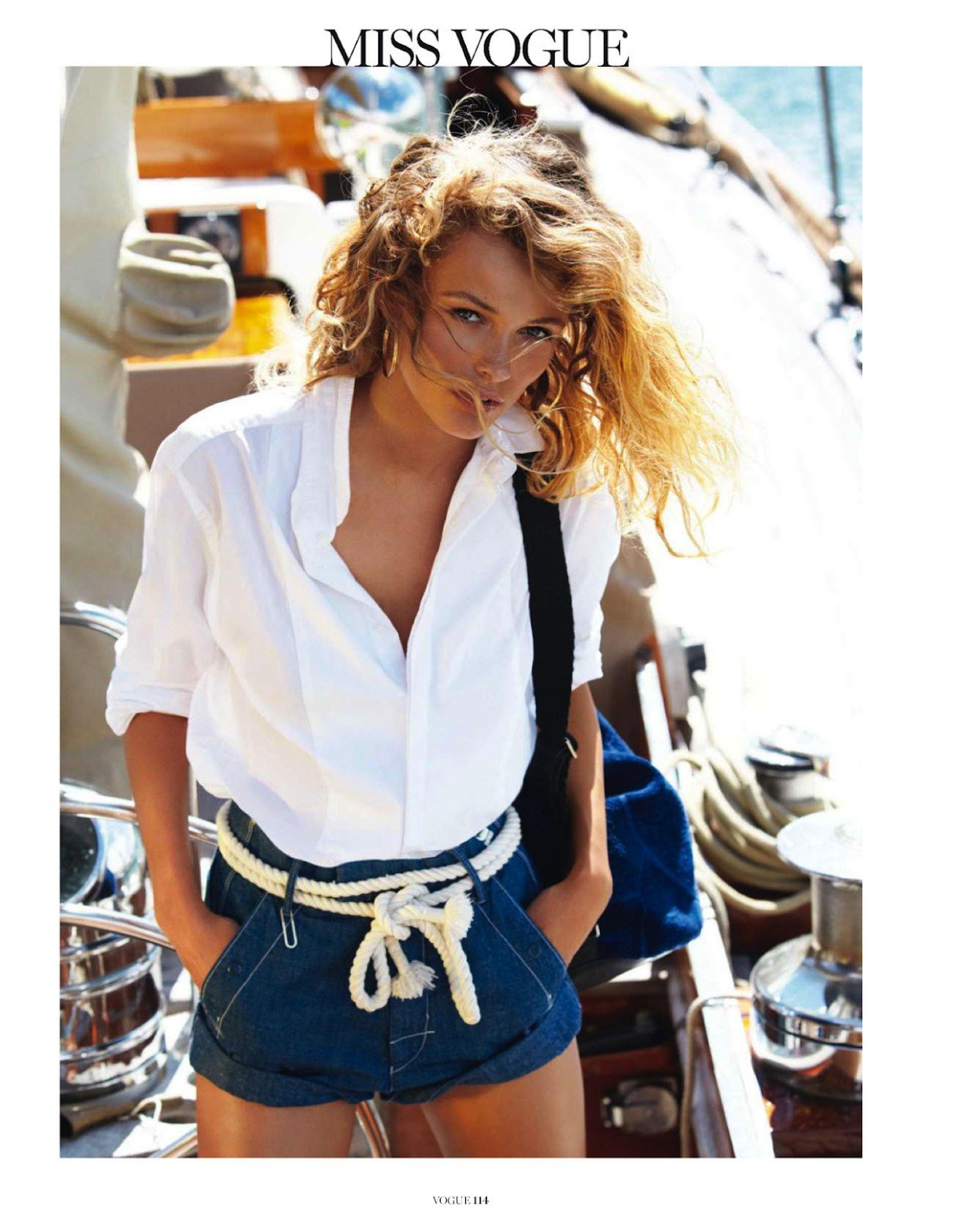 Edita Vilkeviciute Leg Photoshoot