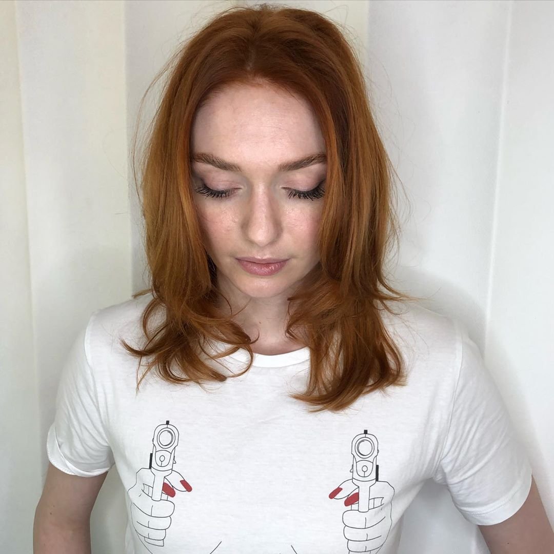 Eleanor Tomlinson Breast Photoshoot