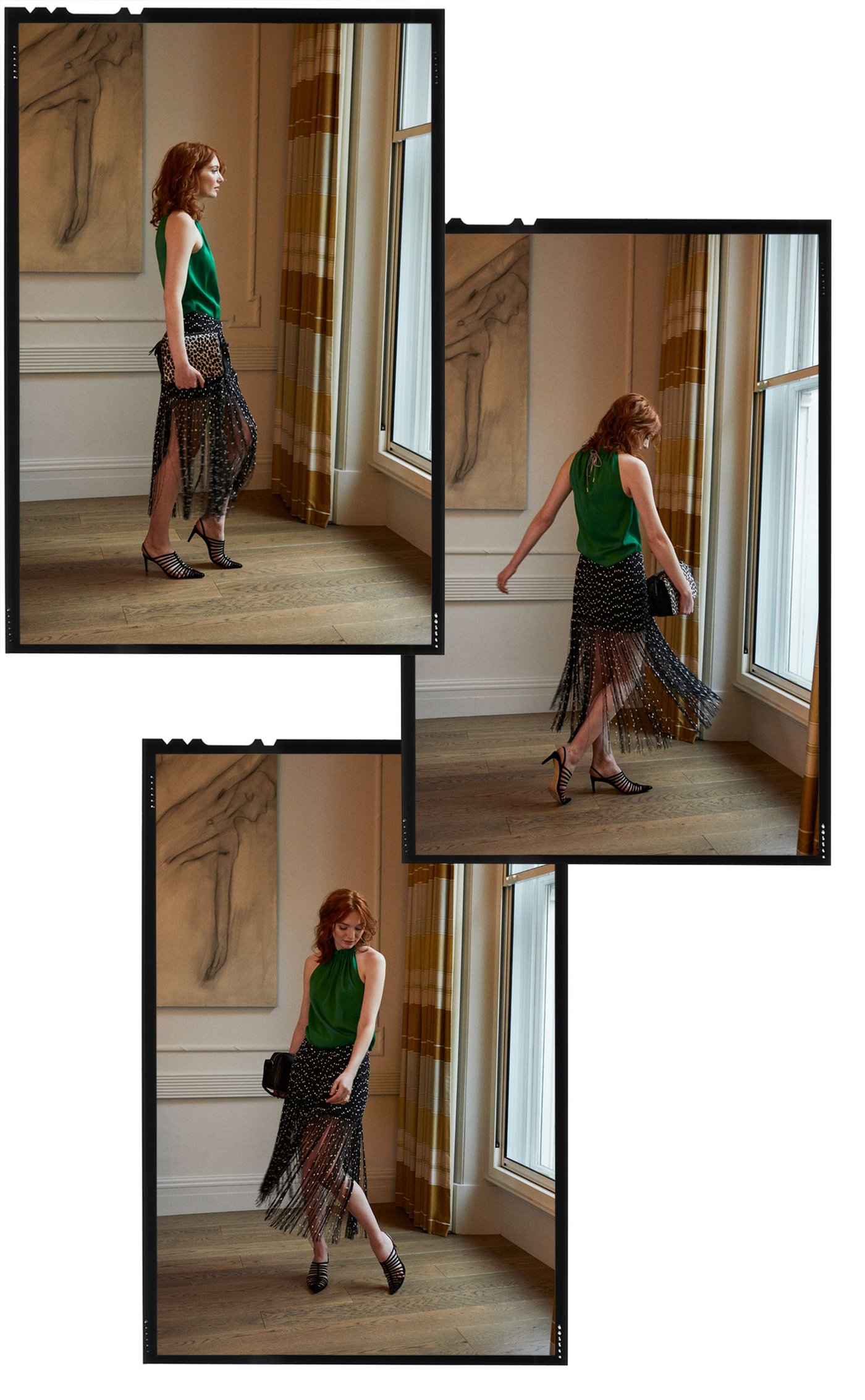 Eleanor Tomlinson Leg Photoshoot