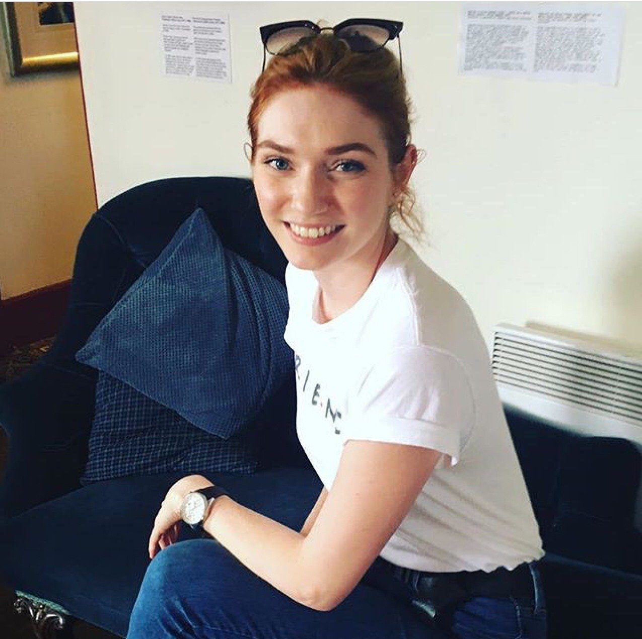 Eleanor Tomlinson Leg Photoshoot