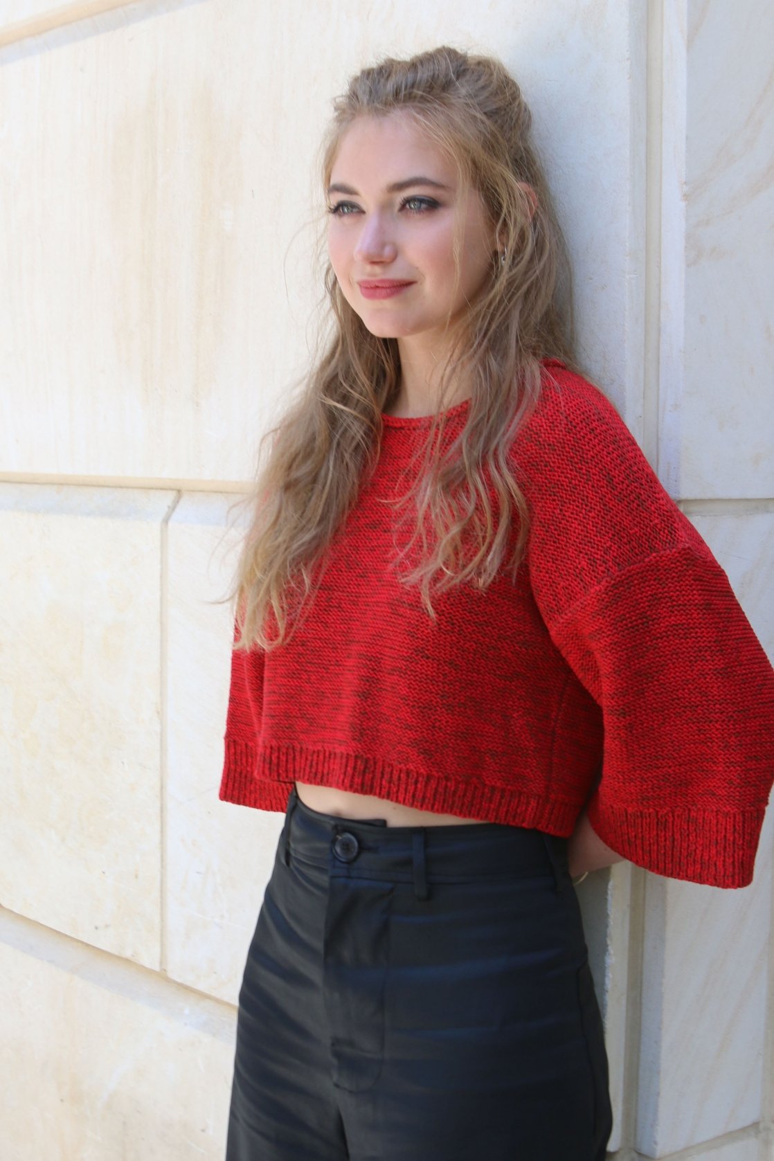 Imogen Poots Leg Photoshoot