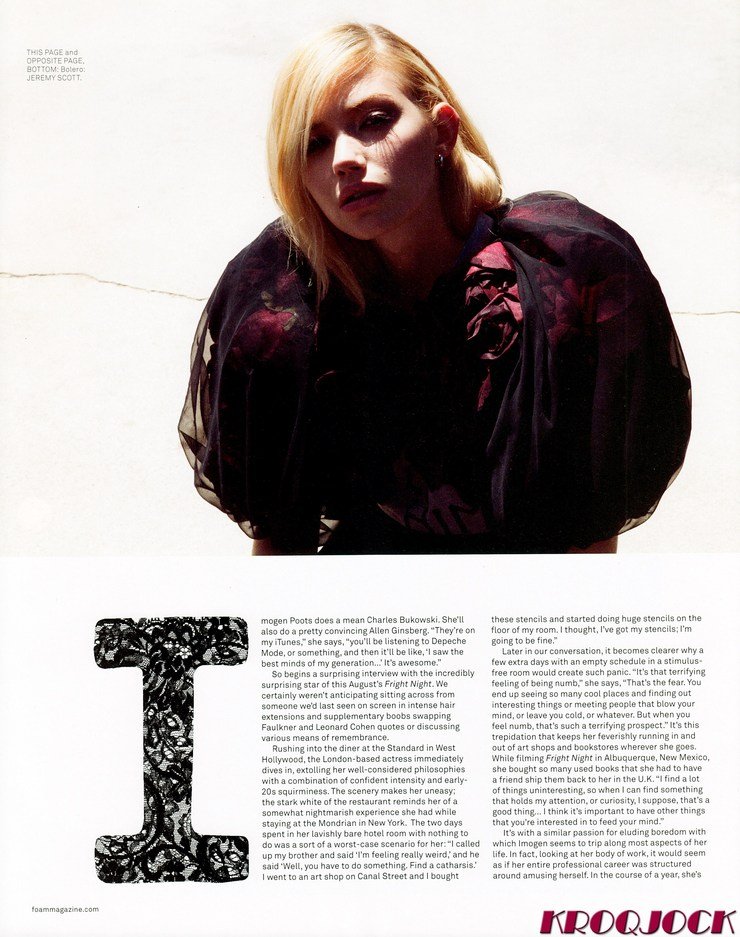 Imogen Poots  Photoshoot