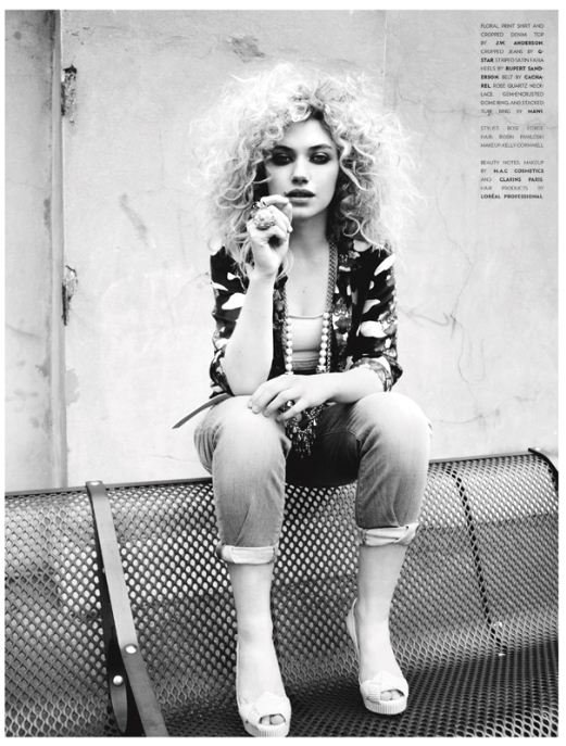 Imogen Poots Leg Photoshoot