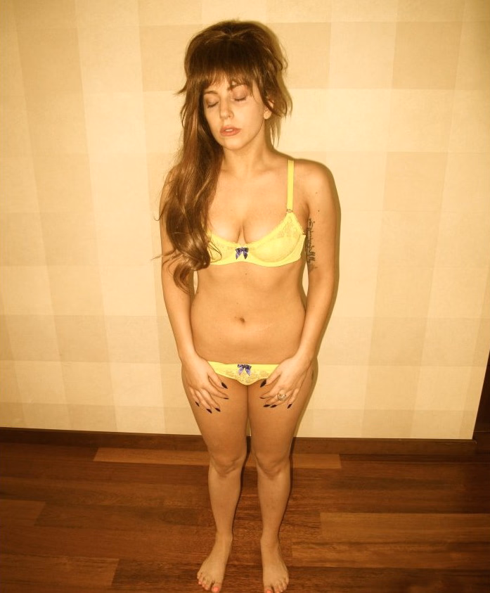 Lady Gaga Leg Photoshoot