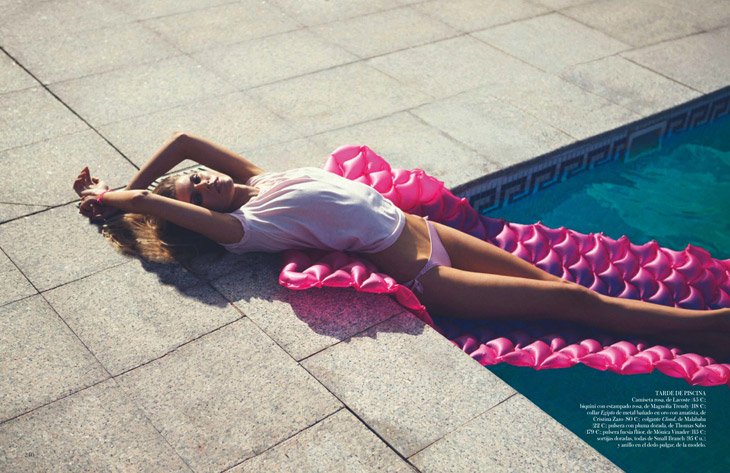 Maryna Linchuk Leg Photoshoot