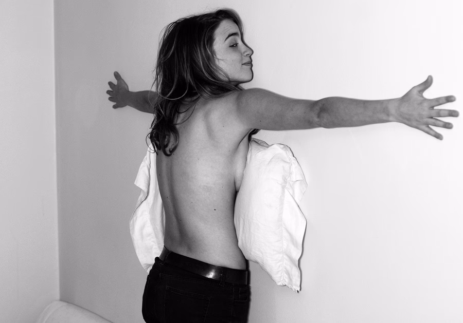 Adèle Haenel Leg Photoshoot