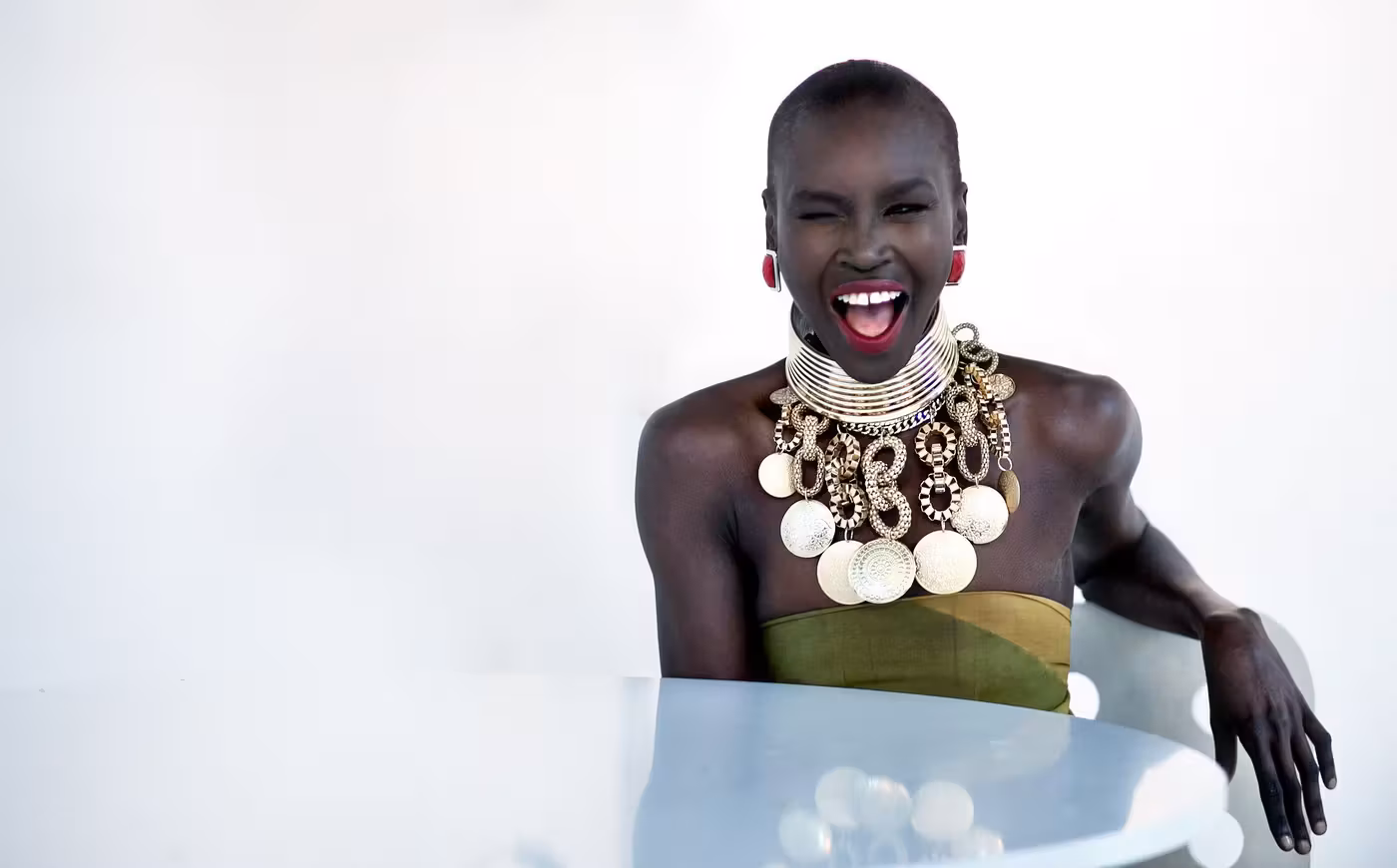 Alek Wek  Photoshoot