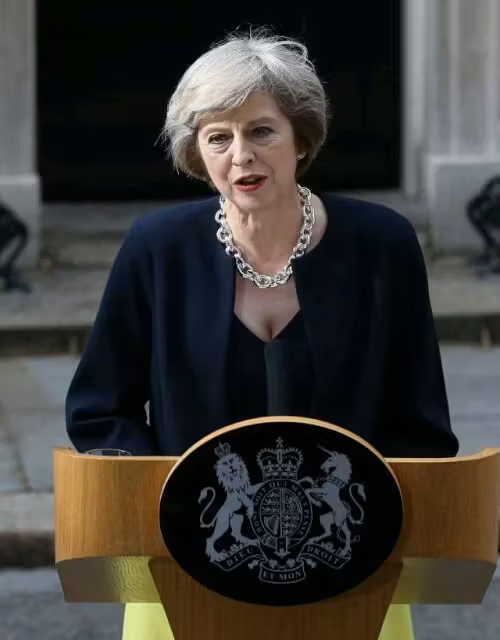 Theresa May  Photoshoot