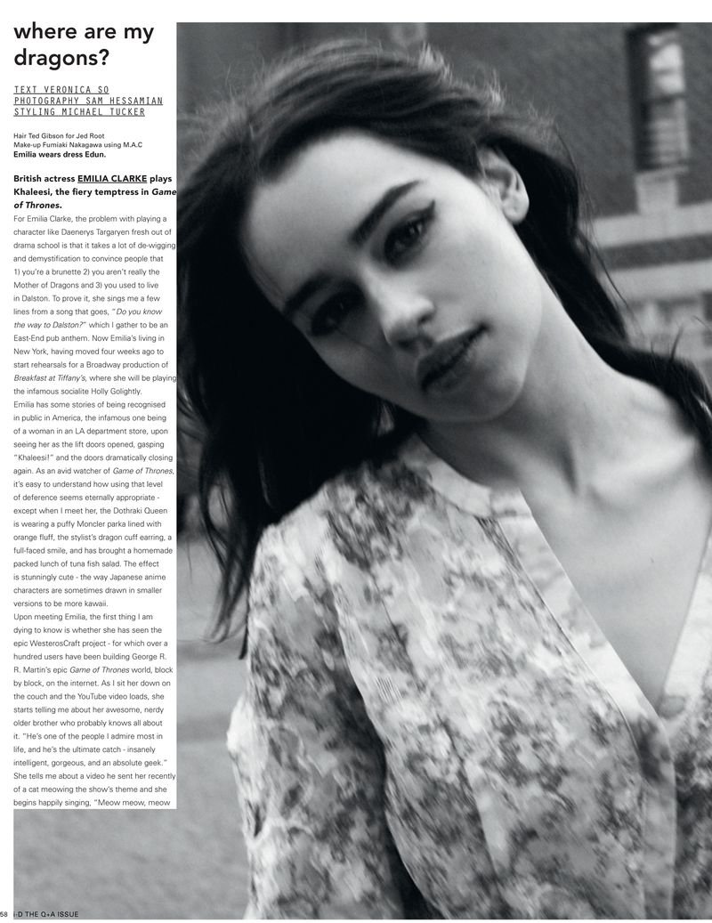 Emilia Clarke  Photoshoot